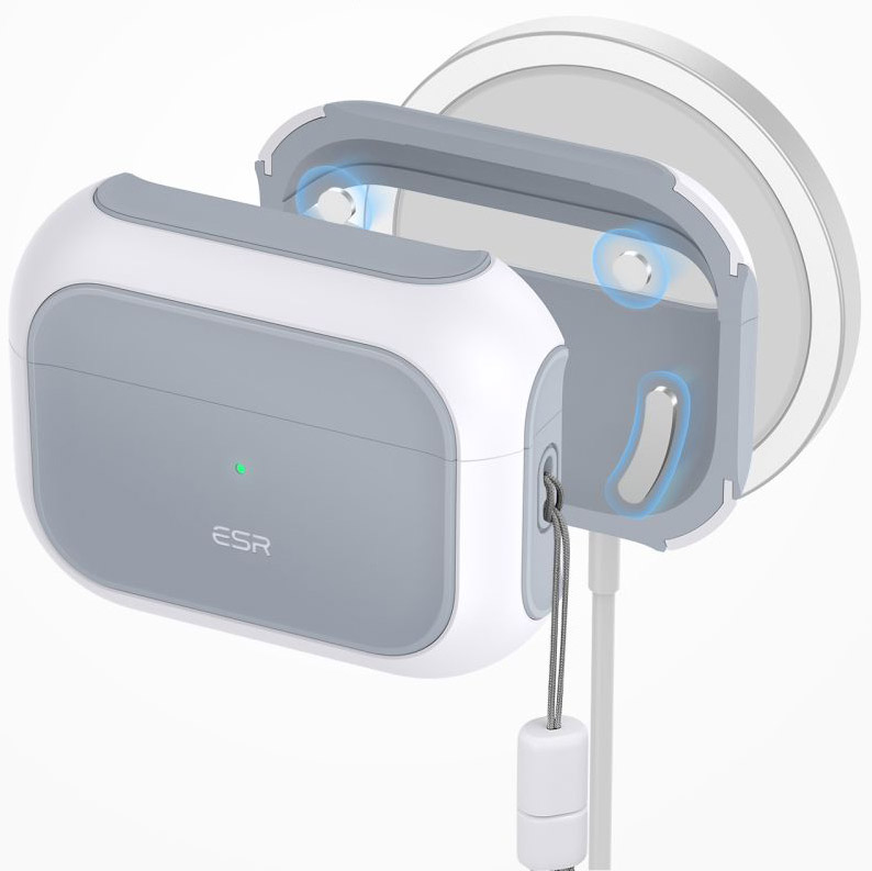Etui ESR Orbit HaloLock MagSafe do AirPods Pro 1 / 2, białe